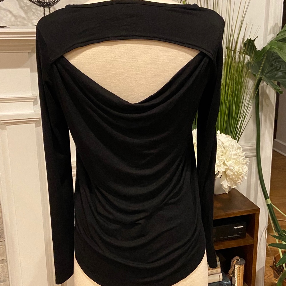 KENAR Women’s Black Stretch Top